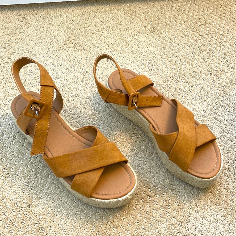 Urban Outfitters platform espadrille sandals
